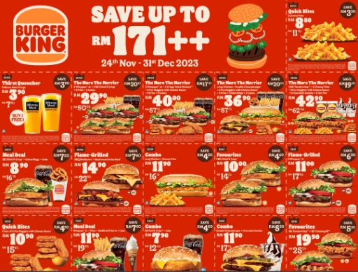 Burger King Menu Malaysia With Latest Prices 2024