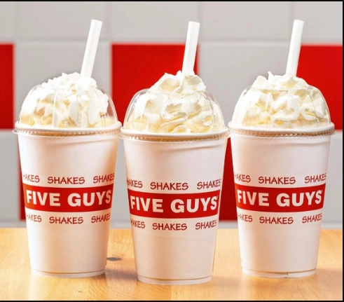 FIVE GUYS MILKSHAKES MENU MALAYSIA