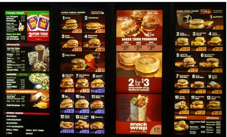 McDonald’s Menu Malaysia