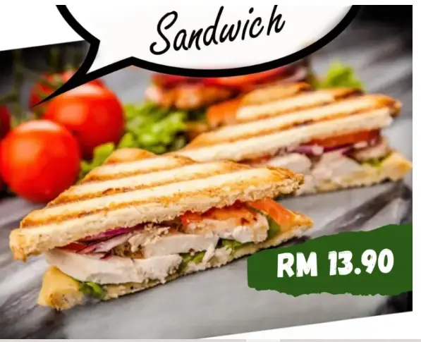 Pizza VS Satay Sandwiches Menu Malaysia