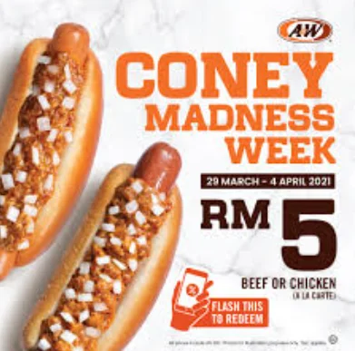 A&W CONEY MENU WITH PRICES