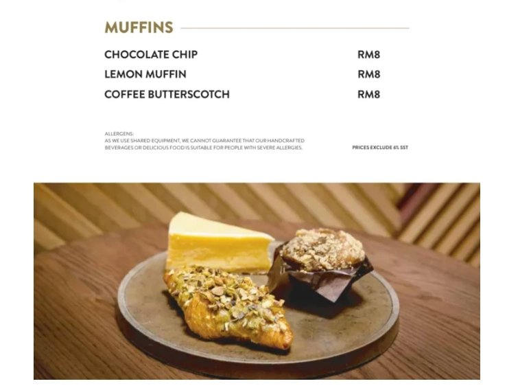 COSTA COFFEE MUFFINS PRICES MALAYSIA