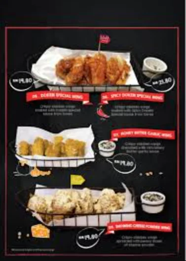 DOKEBI CHICKEN COMBO SETS MENU WITH PRICES MALAYSIA