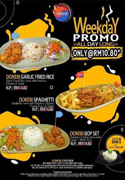 Dokebi Chicken Menu Malaysia