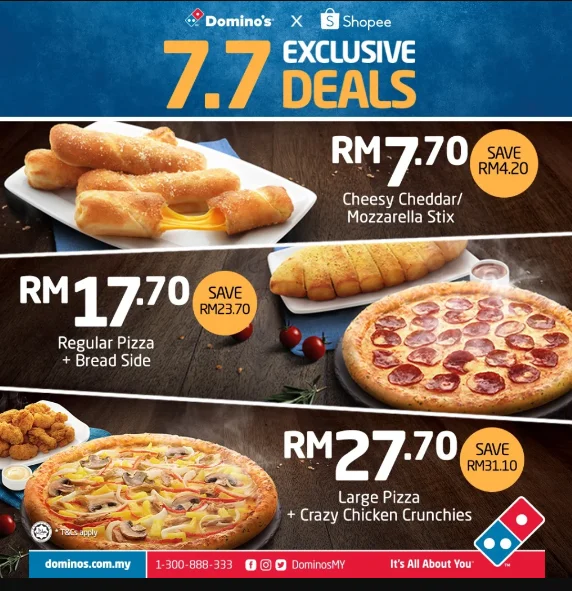 Domino’s Pizza Menu Malaysia