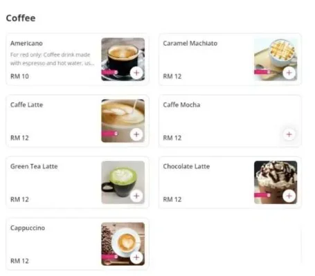 HANBING KOREAN DESSERT CAFE COFFEE  MENU MALAYSIA