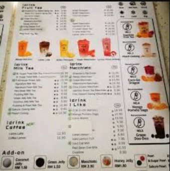 IDrink Menu Malaysia