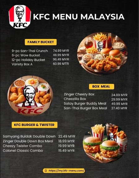 KFC Menu Malaysia