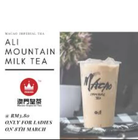 MACAO IMPERIAL TEA ALI MOUNTAIN MILK TEA PRICES MALAYSIA