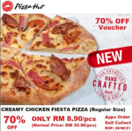 PIZZA HUT CREAMY COLLECTION PRICES MALAYSIA