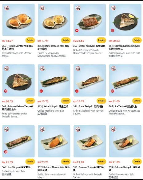 SUSHI YA VEGGIE DELIGHT PRICES MALAYSIA