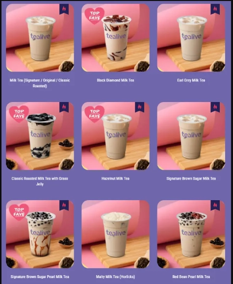 TEALIVE MILK TEA PRICES MALAYSIA