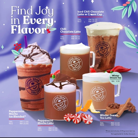 The Coffee Bean And Tea Leaf Menu Malaysia