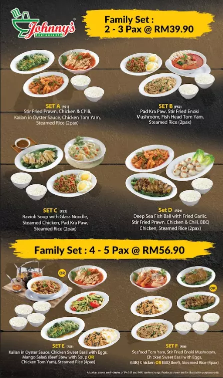 Johnny’s Menu Malaysia With Latest Prices 2024