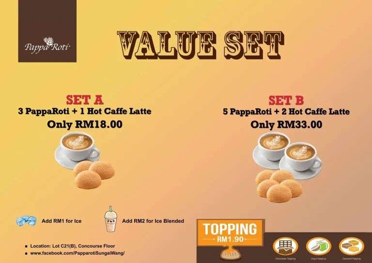 Papparoti Menu Malaysia With Latest Prices 2024