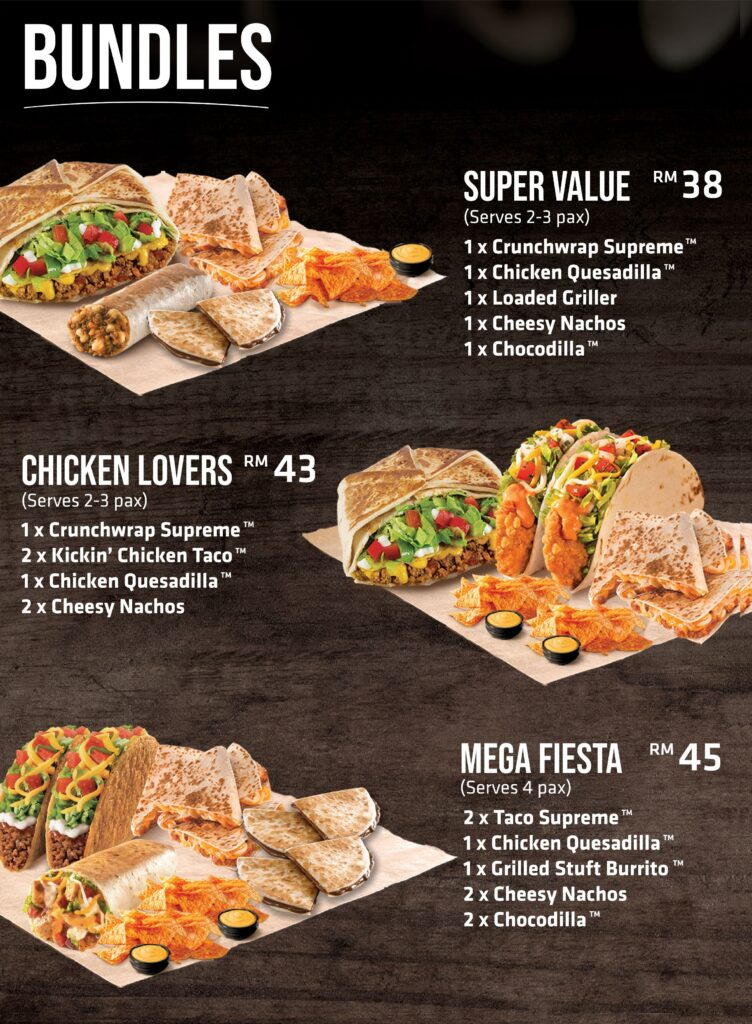 Taco Bell Menu Malaysia With Latest Prices 2024