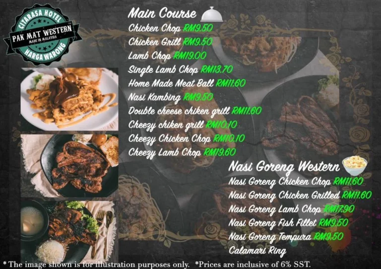 PAK MAT Western Menu Malaysia With Latest Prices 2024