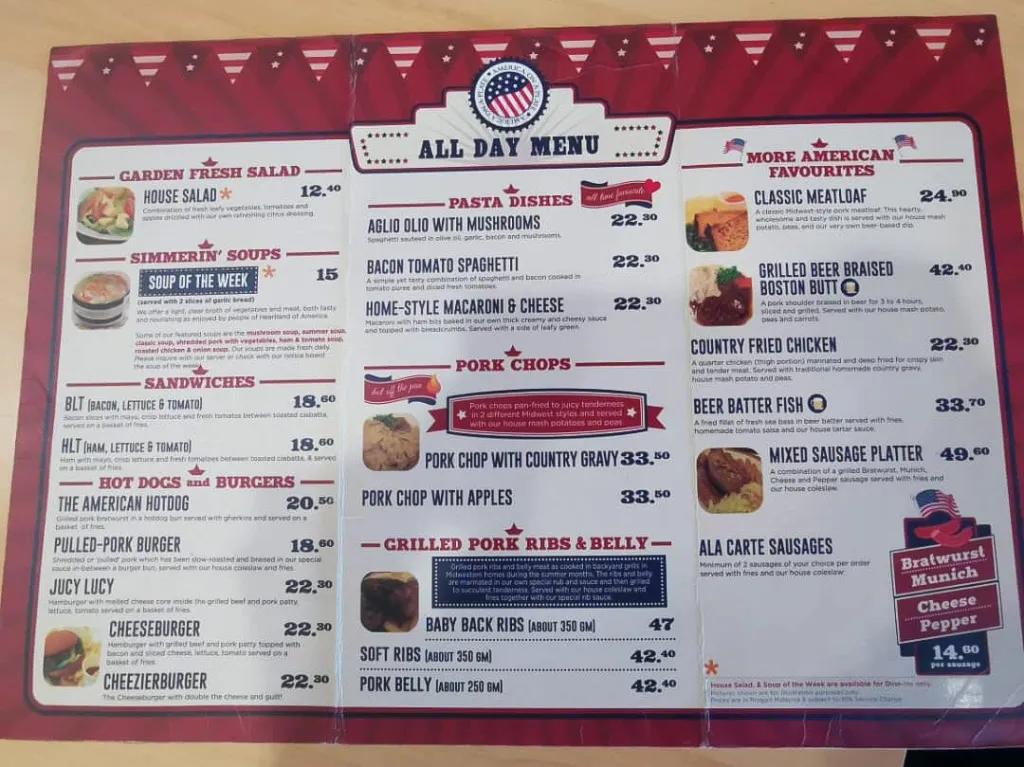 Betty’s Midwest Kitchen Menu Malaysia With Latest Prices 2024